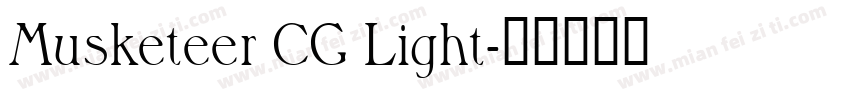 Musketeer CG Light字体转换